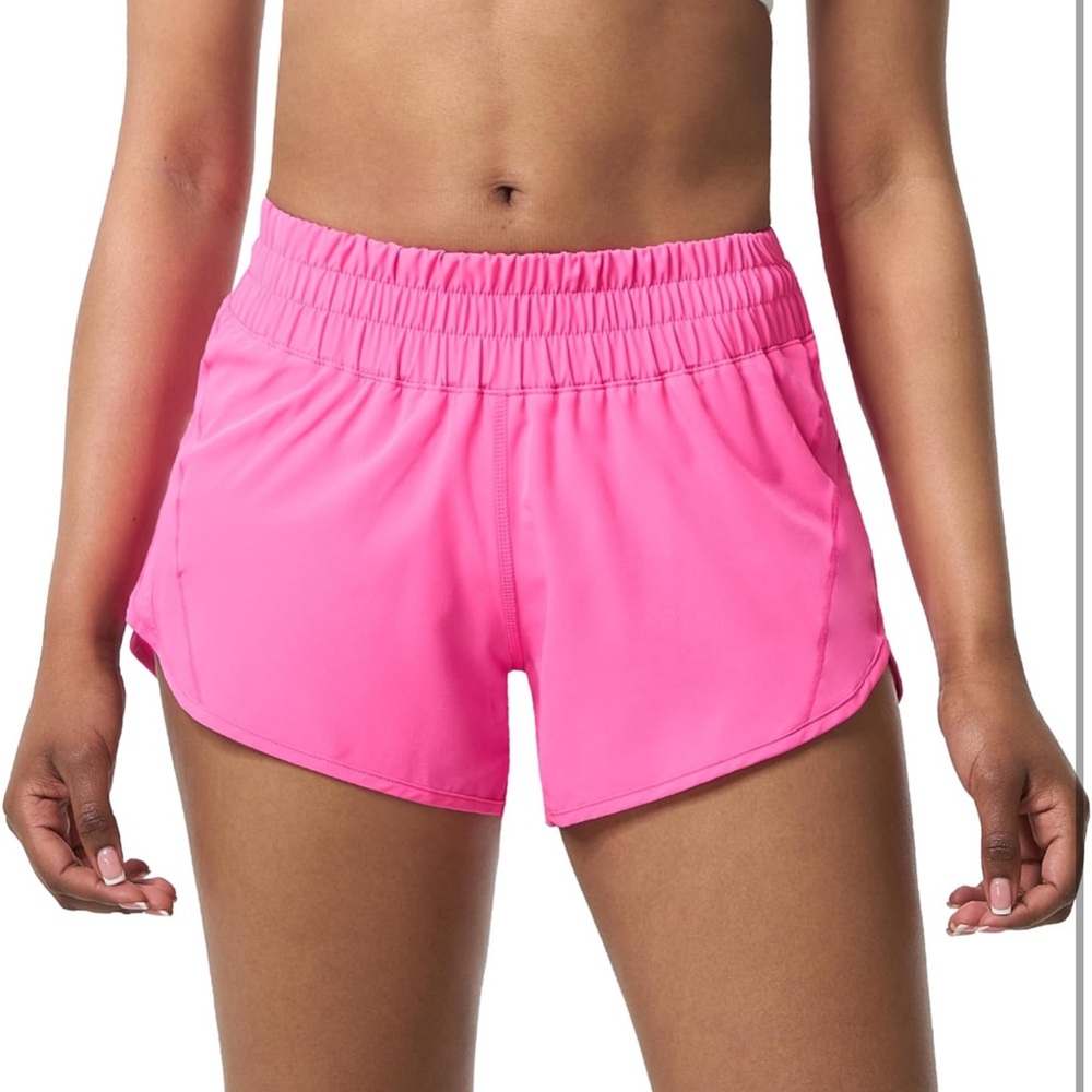 Aurefin Pink running shorts